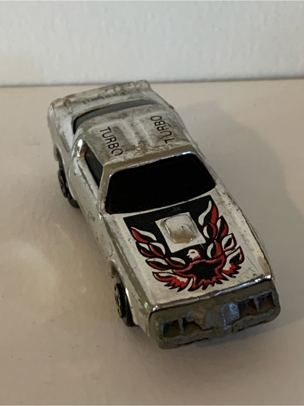 KIDCO 1:64 VTG HTF RARE 1980 FIREBIRD TURBO BURNIN KEY CAR CHROME MACAO VG